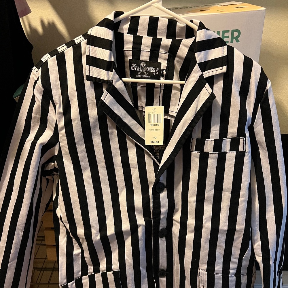 Beetle juice Halloween suit